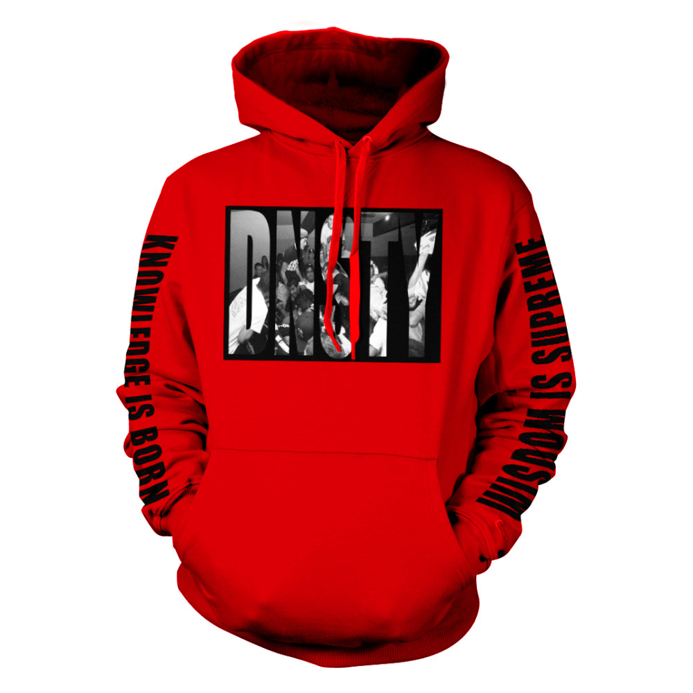 Knowledge & Wisdom Red - Pullover Hoodie