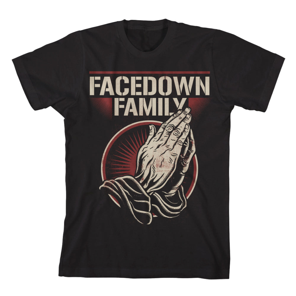 Facedown Family Black - Tee