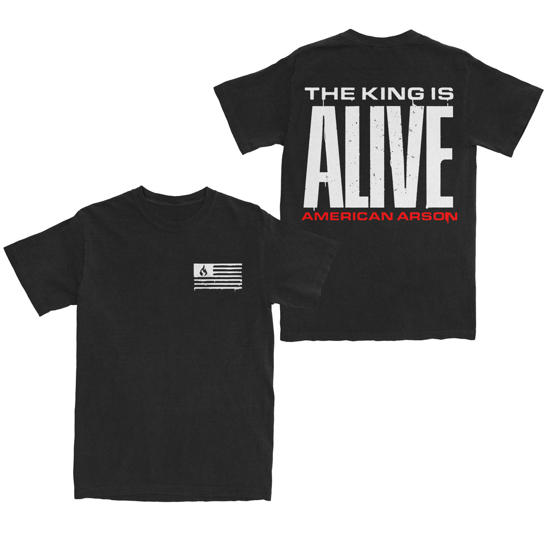 The King Is Alive Black - Tee