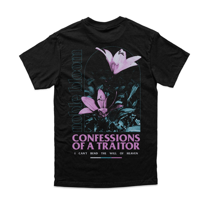 Noble Bloom - Black T-Shirt