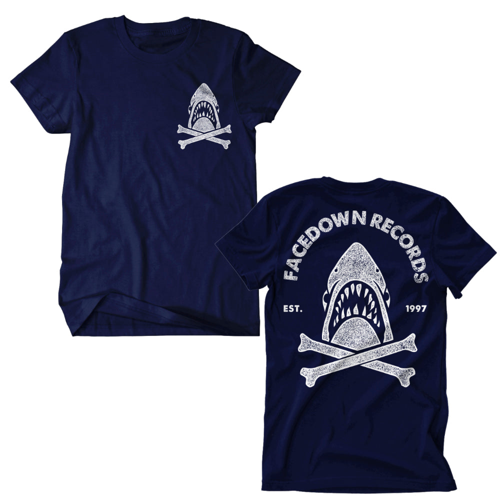 Shark & Bones Navy - Tee