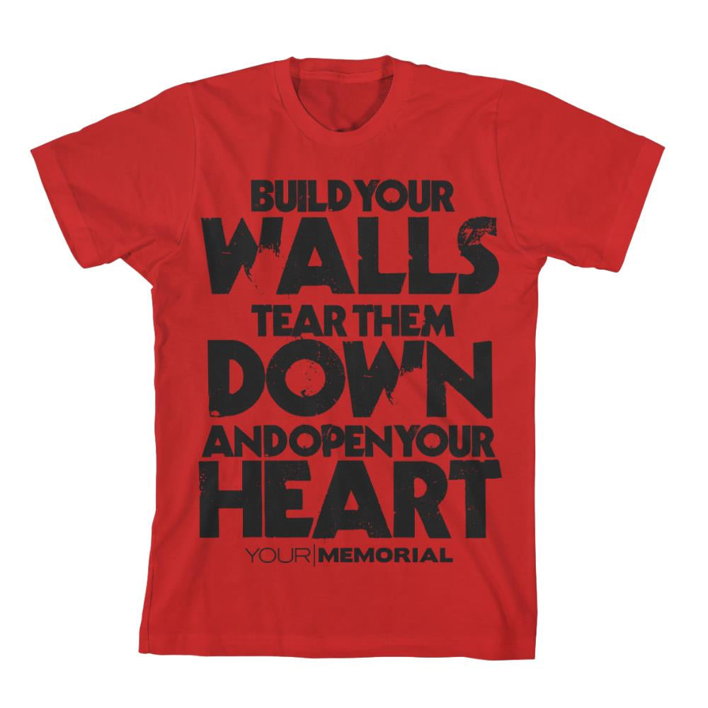 Build Your Walls Red - Tee