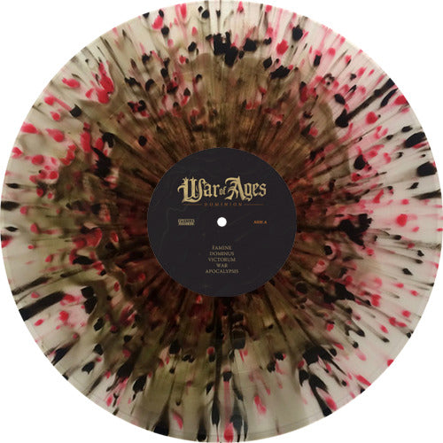 A better look at the Apocalyptic splatter vinyl. 