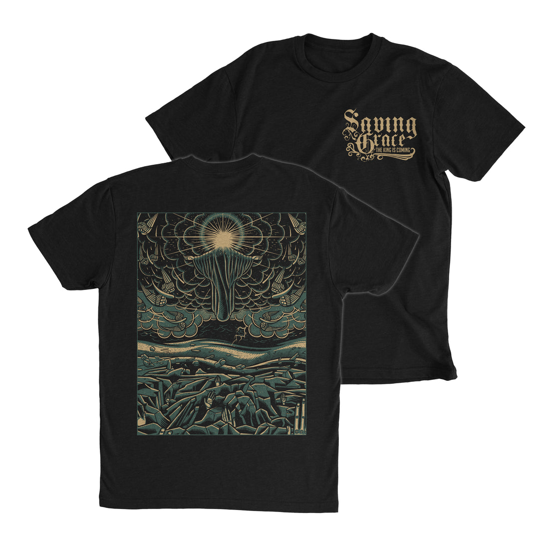 The King Is Coming Black - Tee