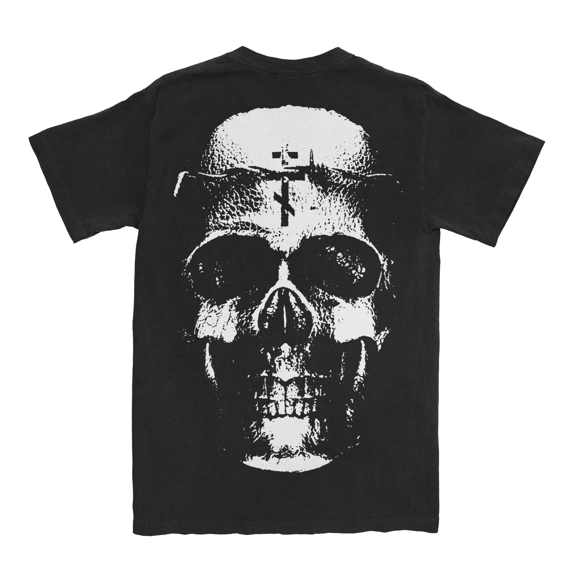 Skull Ver 2 - Black T-Shirt – Facedown Records